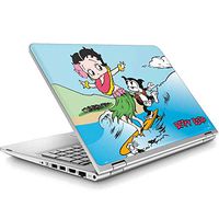 Skinit Decal Laptop Skin for Envy x360 15t-w200 Touch Convertible Laptop - Officially Licensed Betty Boop Betty Boop Surfing Design