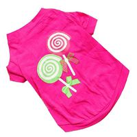 Howstar Pet T-Shirt, Dog Summer Apparel Puppy Pet Clothes for Dogs Cute Soft Vest (S, Hot Pink) (S, Pink)