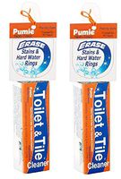 Pumie Toilet & Tile Pumice Cleaner, Pumice Stick with Handle, Multi-Function Toilet Bowl Cleaner by US Pumice, Bath-8, Pack of 2