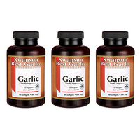 Swanson Garlic 500 Milligrams 60 Sgels (3 Pack)