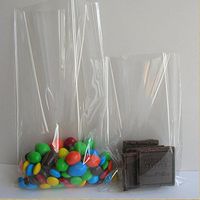 1000pcs 3" X 5" 1.5mil Crystal Clear Candy Cookie Cello Bag + Twist Ties