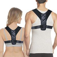 SHARLI Posture Corrector for Men and Women – FDA Approved - Adjustable Upper Back Brace for Clavicle Support and Providing Pain Relief, USA Designed