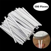 POLUL Mens T Shirts Nasal Bridge Strip Environmental DIY Accessories Strip, Iron, Bend Freely and Maintain Its Shape, Cut Any Length at Will.No Stress 500PC