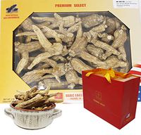 DABC OAK LAND 1LB=453gm/Box Hand-Selected American Wisconsin Farmed Ginseng Root | XX-Large 美国长枝西洋参 花旗参 礼盒装 |Cultivated American Wisconsin Ginseng W1 0150#XXL Box