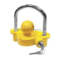 simply silver - Trailer Hitch Coupler Lock Out Ball Tongue Steel 17/8 2" 2 5/16