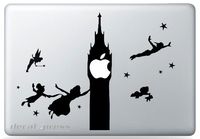 Peter Pan Decal Sticker for MacBook, Air, Pro All Models.