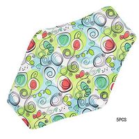 YLMRXL 5PCS Menstrual Panty Pads, Washable Sanitary Towel Cloth Enstrual Pads Washable Sanitary Pad Reusable Sanitary Napkin Bamboo Postpartum Nursing Pads,F