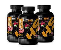 Wellness - Beet Root 1000MG - Rich Source of Vitamins and Minerals - Beet Root Capsules Organic - 3 Bottles (360 Capsules)
