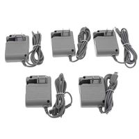 Jahyshow Lot of 5 Charger Power Supply AC Power Home Wall Charger Adapter For Nintendo DS Lite DSL NDSL