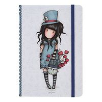 Santoro Gorjuss Hardcover Notebook The Hatter