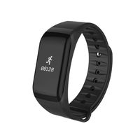 F1 Heart Rate Fitness Tracker Smart Bracelet Wristband Watch Call Remind SPO2H Sleep Monitor Calorie Counter Pedometer Sport Activity Tracker OLED Touch Screen for Android iOS (Black)