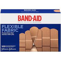 Band-Aid Brand Adhesive Bandages Flexible Fabric, Assorted 100 Count by Band-Aid