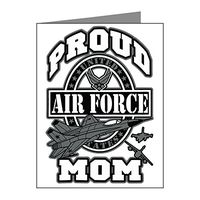 Note Card Proud Air Force Mom Jets