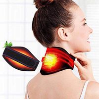 Ladiy USB Electric Heating Neck Guard Moxibustion Magnetic Therapy Neckband Neck Cover Electric Massagers
