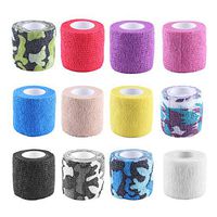 12-Pack Self Adhesive Wrap Bandages, Cohesive Bandages for Wrist, Breathable Elastic Stretch Adherent Tape