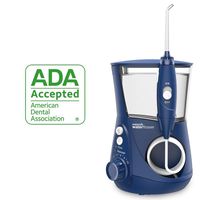 Waterpik Water Flosser Electric Dental Countertop Professional Oral Irrigator For Teeth, Aquarius, WP-663 Blue