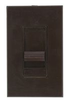 Leviton 81000-3 1000W, 3-Way, Renoir Preset Electro-Mechanical Incandescent Slide Dimmer, Narrow Fin, Brown