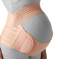 Belly Band for Pregnancy, Pregnancy Belt - Maternity Belt for Back Pain. Prenatal - Pregnancy Support Belt with Adjustable/Breathable Material. Back Support for Pregnant Women. Peach Color/Size M