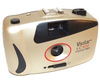 Vivitar LC600 Focus Free 35mm Film Camera NIB With Book