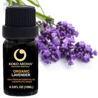KOKO AROMA Organic Lavender Essential Oil (10mL) (Organic Lavender 10ML)