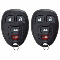 KeylessOption Keyless Entry Remote Control Car Key Fob For Impala Lucerne DTS Monte Carlo 15912859 (Pack of 2)