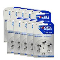 ZA10 Size 10, PR70, P10 1.45V Hearing Aid Batteries (60 Batteries)