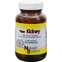Natural Sources Raw Kidney - 60 Capsules Pack Of - 6