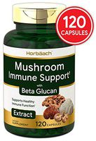 Mushroom Immune Support Supplement | 120 Capsules | with Beta Glucan | Non-GMO & Gluten Free | Immunity Complex | by Horbaach