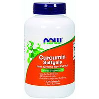 NOW Supplements, Curcumin (Curcuma longa) from Turmeric Root Extract, Herbal Supplement, 120 Softgels