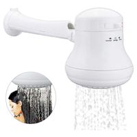 New Electric Shower Head Heater Instant Hot Water Heater Bath with Wall Support/Tube Plastic Pipe Three Water Temperature Control