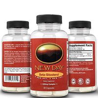 Beta Sitosterol | Prostate Supplements for Men | Supports Cardiovascular Health and Healthy Cholesterol Levels | Made in The USA | 500mg, 90 Capsules by New Day Health