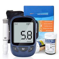 LHYCM Blood Glucose Meter Diabetes Diabetic Blood Sugar Detection with Test Strips and Lancets Needles for Diabetic
