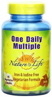 Nature's Life One Daily Multiple Veg Capsules, 60 Count