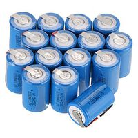 WINDMAX 15PCS 1.2V 2200mah Blue 4/5 SubC Ni-CD Rechargable Batteries