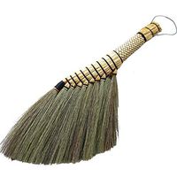 WEIFAN CAI- Mango Grass Broom Wall-Mounted Handmade Anti-Static Soft Moisture Proof Green Wear Resistant Cleanable (Size : 41cm)