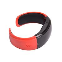 JingXiGuoJi Novelty Phone Bluetooth Bracelet Smart Watch with Speaker Microphone Caller ID Display for Smartphones iOS Android iPhone Samsung(Red)
