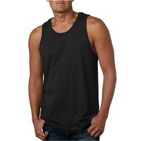 Yomiafy Men's Casual Vintage Wash Sleeveless T-Shirt Tank Top Workout Sport Vest Blouse(Black,S)