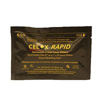 First Voice TS-ZR-015 Mesh Celox Rapid Ribbon Z Folded Gauze Package, 1" x 5'