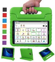 Speech Tablet All-in-1 AAC Symbols-Based (AAC Device) with 9.6 inch Galaxy Android Tablet, TalkTablet Speech app, Case (Choose from 7 Colors) for Autism or Aphasia, TOLL-Free Technical Support