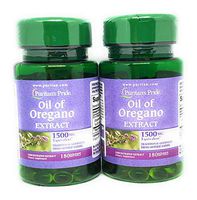 Puritan's Pride Oil of Oregano Extract 1500 mg Rapid Release Softgels 180 Count (2 Pack) (2)