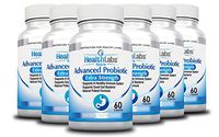 Advanced Probiotics 6-Month Supply Extra Strength Supplement for a Healthy Immune System, Restores Good Bacteria, Relieves Leaky Gut, Nausea, Indigestion, Irritable Bowel Syndrome (Pack of 6)
