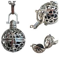 Diffusing Essentials Premium Heart 316l Stainless Steel Lava Stone Aromatherapy Pendant Locket Essential Oil Diffuser Necklace