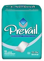 Prevail Large 23" X 36" Underpads, 18 Per Package