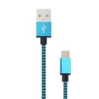Fast Charger,USB-C 3.1 Type C Male to USB 2.0 A Male Shmei Data Cable For for Tablet &Mobile Phone & Hard Disk Drive (Blue)