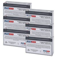 (6) 6V 12Ah F2 - Best Power Fortress LI 2250 BAT-0063 Replacement Battery Set by UPSBatteryCenter