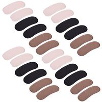 Cosmos 12 Pairs Self Adhesive Back Heel Grip Soft Heel Cushion Protector, Abrasion & Blister Resistant, 3 Assorted Colors