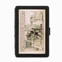 Perfection In Style Black Color Metal Cigarette Case D-147 Children's Sake Play Scoundrel I'll Kill You