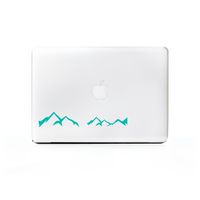 (2X) StickAny Laptop Series Modern Mountains Sticker for MacBook Pro, Chromebook, Surface Pro, and More (Turquoise)