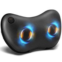 Shiatsu Neck Back Massager,Massage Pillow with Heat,Gifts for Men/Women/Mom/Dad+Kneading Deep Tissue Massage for Neck Back Muscle Pain Relief Full Body Neck Shoulders Foot Pain Relief+FDA Approved