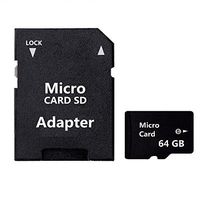 High Speed 64GB SD Micro Card Class 10 Memory Card with Free Adapter, 64 GB Micro Memory SD Card for Camcorder, Mobile Camera, Mobile Phone, PSP Memory Card and Car Driving Record